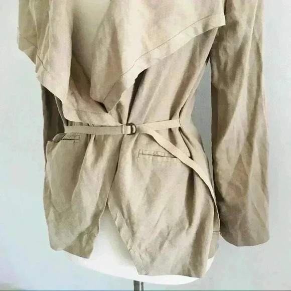 Brochu Walker Linen Blend Waterfall Jacket - Picture 4 of 9